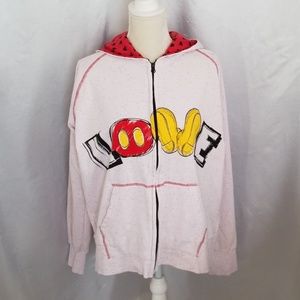Disney Mickey Mouse "LOVE" Hoodie